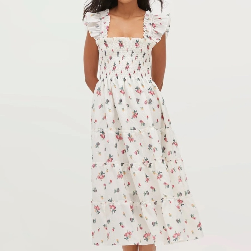 Ellie Nap Dress Ivory Ikat Size S NWT
